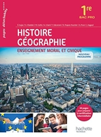 Histoire - Géographie - Enseignement moral et civique 1re Bac Pro- Livre élève - Ed. 2016 - Hachette Éducation - 20/04/2016