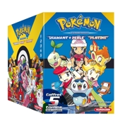 Coffret - Pokémon Diamant Perle / Platine - tomes 1-2-3-4-5 + Guide Pokémon (1)