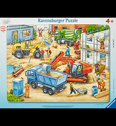Ravensburger - Puzzle Enfant - Puzzle cadre 30-48 p - Visite au zoo - Dès 4  les Prix d'Occasion ou Neuf