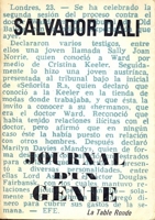 Journal D'un Genie - Gallimard - 1964