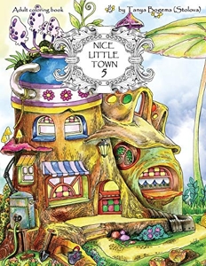 Nice Little Town Christmas 2: Adult Coloring Book (Stress Relieving Coloring Pages, Coloring Book for Relaxation) [Book]