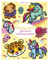 Coloriages pixels - Licornes et animaux kawaï