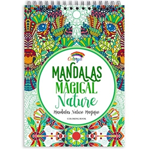 Colorya Mandala Édition Nature Magique - A4 - Livre de Coloriage