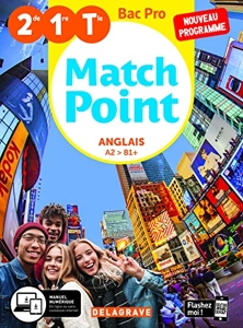 Match Point Anglais 2de, 1re, Tle Bac Pro (2020) - Pochette élève de Corinne Aubour