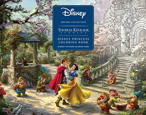 Disney Princess Coloring Book de Thomas Kinkade