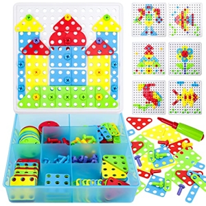Akokie Mosaique Enfant Puzzle Jeux Enfant 3 Ans 3D Construction