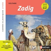 Zadig ou la Destinée - Voltaire - 88 - Voltaire - Edition pédagogique Lycée - Nouvelle édition BAC - Carrés classiques Nathan