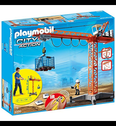 5026 - Playmobil City Action - Camion à plateau et chargeuse