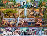 Ravensburger- Puzzle 2000 Pièces Magnifique Monde Animal Aimee Stewart Puzzle Adulte, 4005556166527