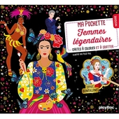 Ma pochette Femmes légendaires - Cartes à gratter et à colorier
