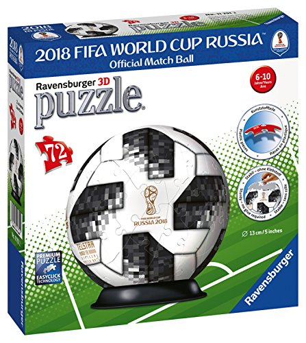 Ravensburger- Puzzle 3D Adidas Coupe du Monde de Foot 2018 72
