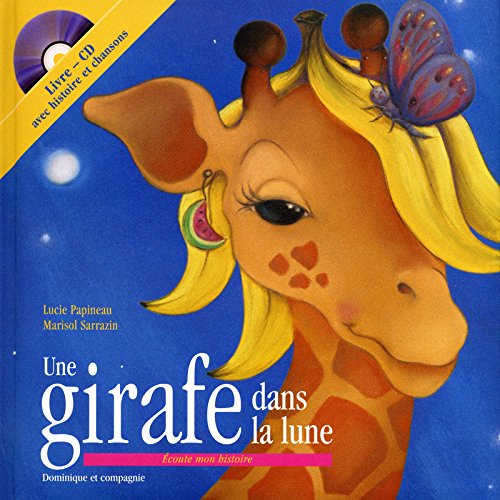 couverture de : Une girafe dans la lune