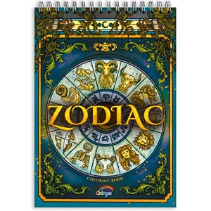 Colorya Mandala Édition Zodiac - A4 - Livre de Coloriage pour