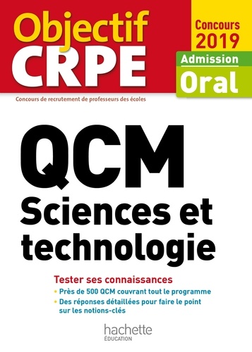 QCM CRPE - 9782016212967 - 7,99 €