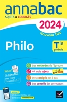 Annales du bac Annabac 2024 Philo Tle générale - 9782401102149 - 4,49 €