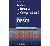 Synthèse de Droit et de Comptabilité, épreuve n°1, DESCF, annales 2001