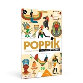 Poppik Égypte - 1 Poster + 35 Stickers Repositionnables