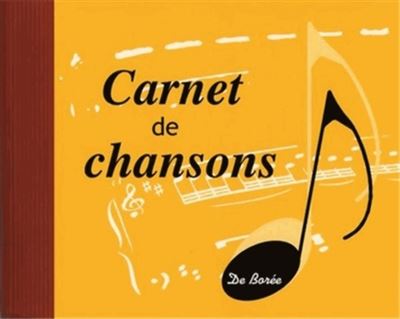 couverture de : Carnet de chansons