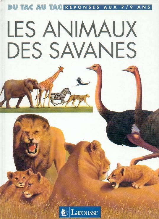 couverture de : Les animaux des savanes