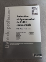 Animation et dynamisation de l'offre commerciale BTS 1ère et 2ème années MCO - Professeur - 2023