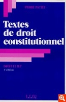 Textes de droit constitutionnel