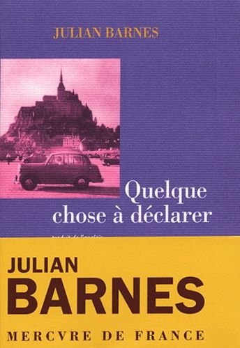couverture de : Quelque chose &agrave; d&eacute;clarer