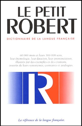 couverture de : Le petit Robert Tome 1