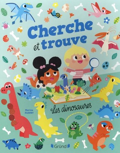 couverture de : Cherche et trouve les dinosaures