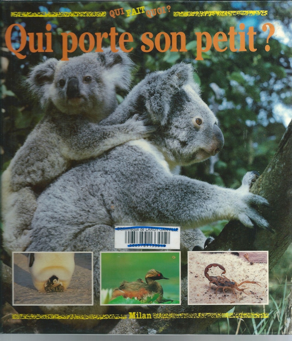 couverture de : Qui porte son petit