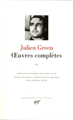 Green - Oeuvres complètes, tome 4