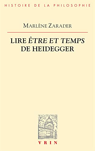 【有名人芸能人】 de temps et Être Lire Heidegger, Prix les - Zarader Marlène 洋書