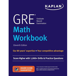 GRE Math Workbook - Score Higher with 1,000+ Drills & Practice ...