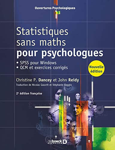 efficacité personnelle bandura 2003 Statistiques sans maths pour psychologues SPSS pour Windows
