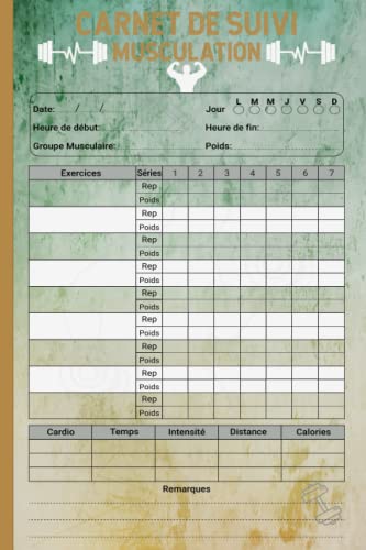 Carnet D'entraînement Gorilla Fit – Couverture Cuir, 140 Pages 120 G/m² – Suivi Objectifs, Mesures, Journal Quotidien – Pour Musculation Et Fitness
