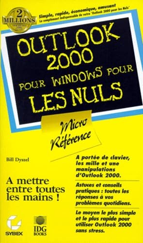 couverture de : Outlook 2000 micro-r&eacute;f&eacute;rence pour les nuls