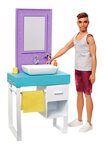 Barbie Coffret de jeu Café, poupée Barista blonde, 10+accessoires | Mattel Barbie Coffret de jeu Café, poupée Barista blonde, 10+accessoires | Mattel