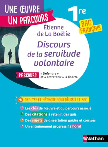 Discours servitude volontaire - Discours de la servitude volontaire, La Boétie -Réussir son BAC Français 1re 2027 - Parcours associé « Défendre » et « ... « Défendre » et « entretenir » la liberté.