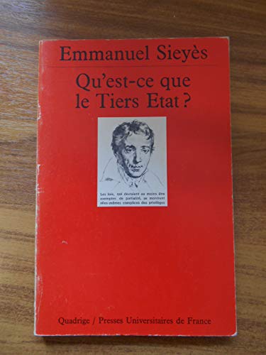 Qu'est-ce que le tiers-état ? Emmanuel-joseph Siéyès - les Prix d