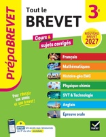Prépabrevet - Tout le brevet 2027 - 3e (toutes les matières) Tout-en-un pour réussir sa 3e et son brevet