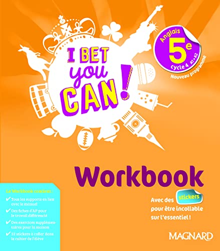 I Bet You Can! Anglais 5e (2018) Workbook