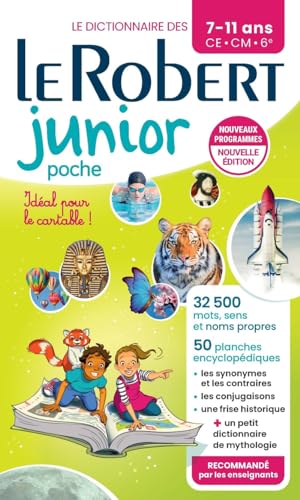 Le Robert Junior poche - 7/11 ans - CE-CM-6e - Nouvelle édition