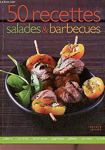 couverture de : 50 recettes salades & barbecues