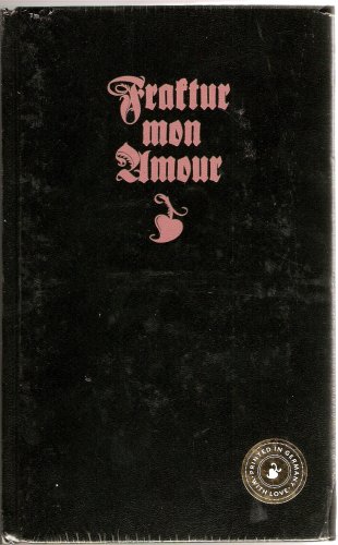 Fraktur mon Amour, Judith Schalansky - les Prix d'Occasion ou Neuf