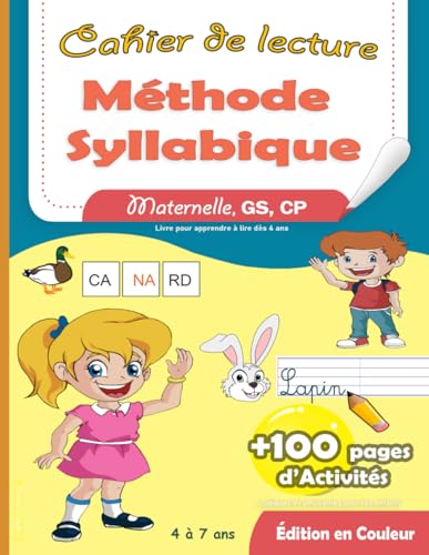 Cahier de lecture Méthode Syllabique Maternelle, GS, CP - Livre pour ...