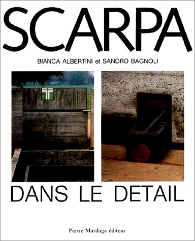 Livre D'art 'Scarpa : La Pensée, Le Dessin, Les Projets' - Édition Rare Pierre Mardaga