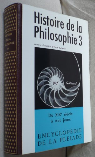 Histoire De La Philosophie - Tome 3