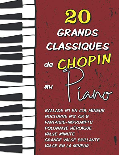 50 Partitions Piano Pour Débutants - Chansons Françaises Classiques Modernes Célèbres