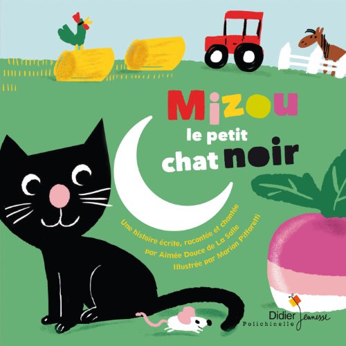 couverture de : Mizou le petit chat noir