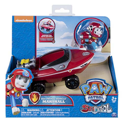 PAW PATROL Sea Patrol Vehicule Marshall les Prix d Occasion ou Neuf