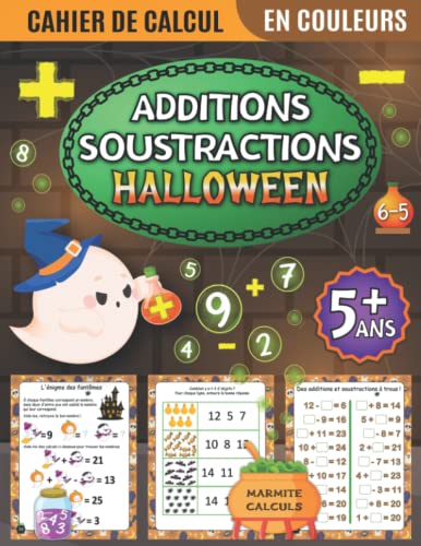 Cahier de calcul Additions Soustractions - 72 pages de jeux et ...